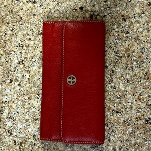 Giani Bernini genuine leather wallet, red